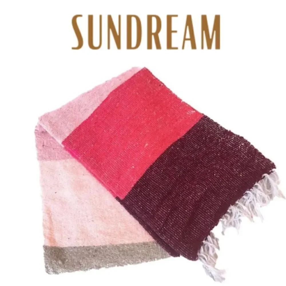 Sundream Coffee Aztec Blanket (Pink Stripe)